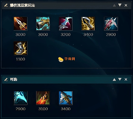 亚索新版本装备,精准实施分析 XP_v6.947